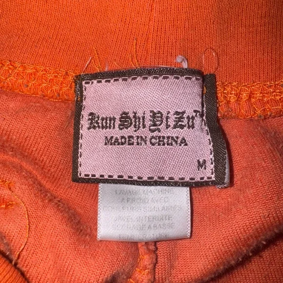 Elegant Red Velour Women's Trousers - Picture 3 of 3